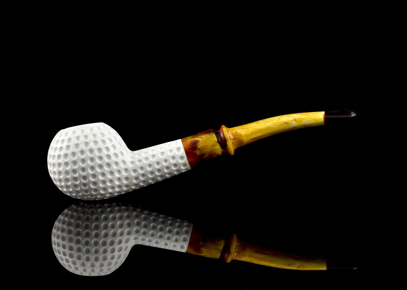 altinay-classic-golf-meerschaumpfeife-golfball-optik image 3