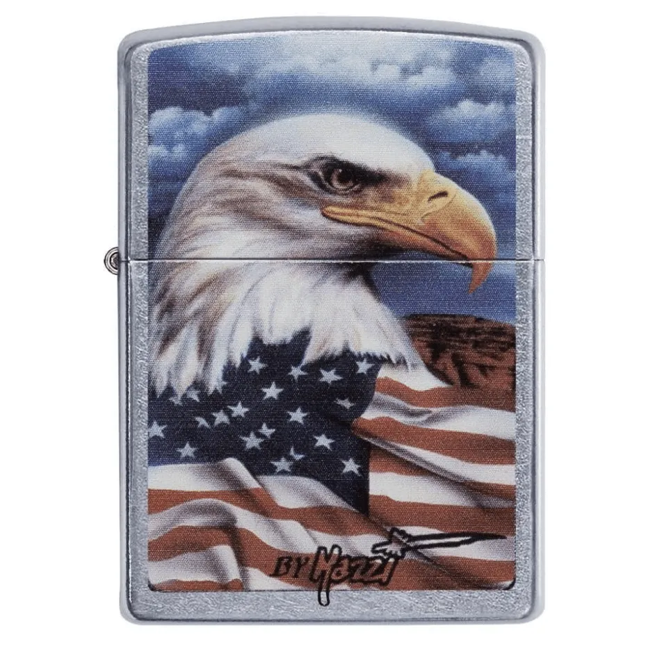 zippo-mazzi-freedom-watch-benzinfeuerzeug-street-chrome image 1