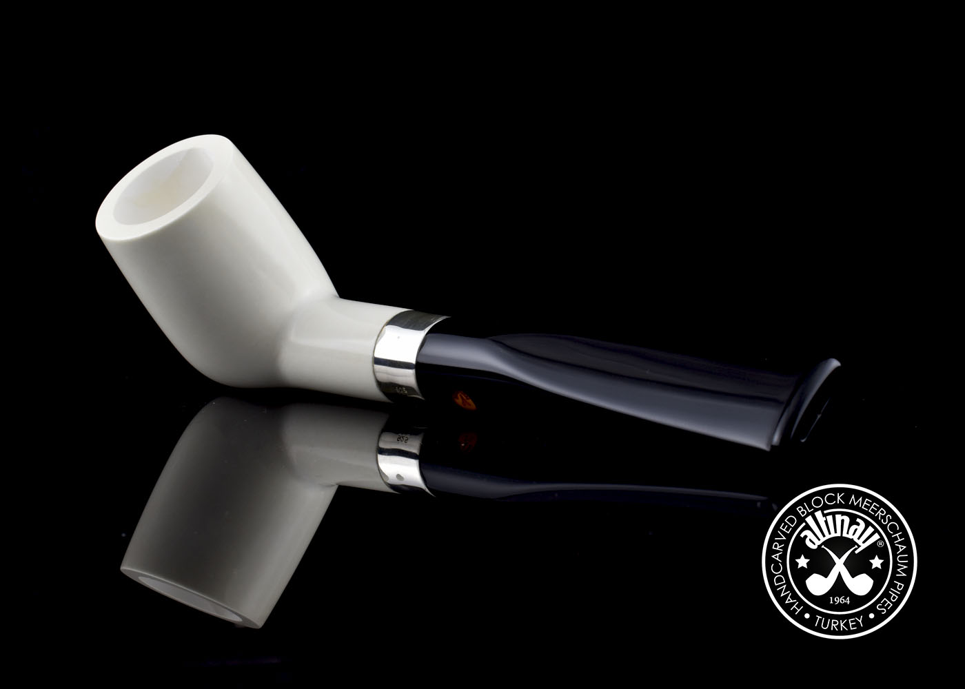 altinay-classic-billiard-meerschaumpfeife-mit-silberband-2 image 5