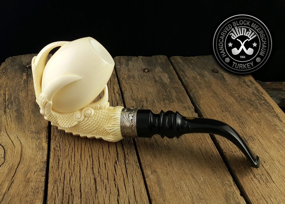 altinay-eagle-s-claw-meerschaumpfeife-silberring-etui image 5