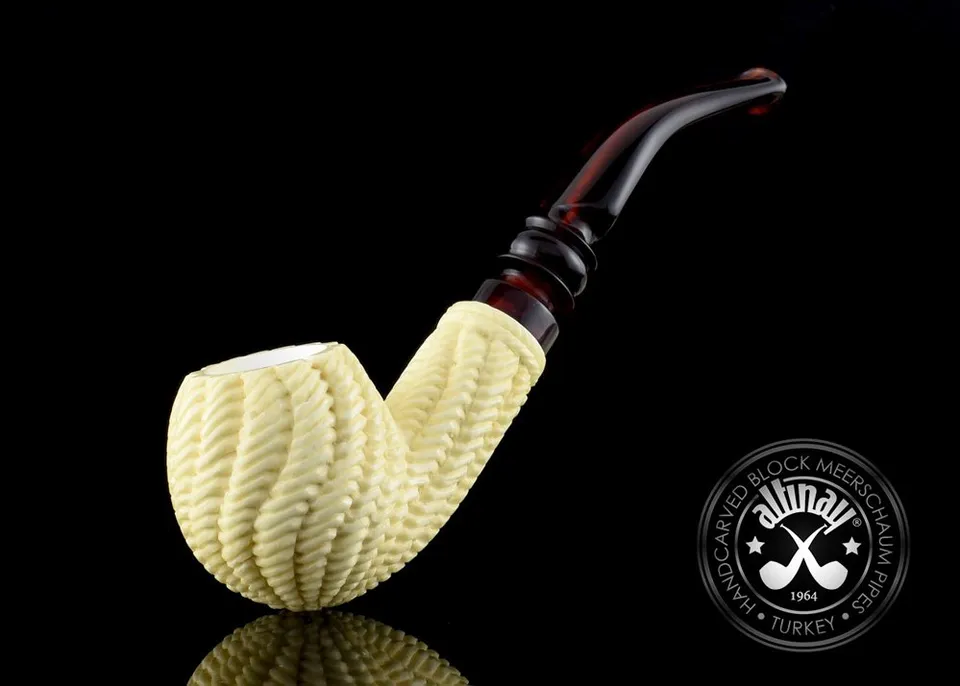 altinay-classic-bent-apple-meerschaumpfeife-geschnitzt image 1
