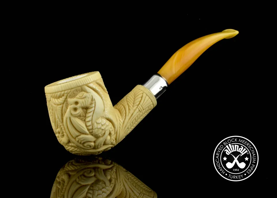 altinay-army-bent-billiard-meerschaumpfeife-drache image 1