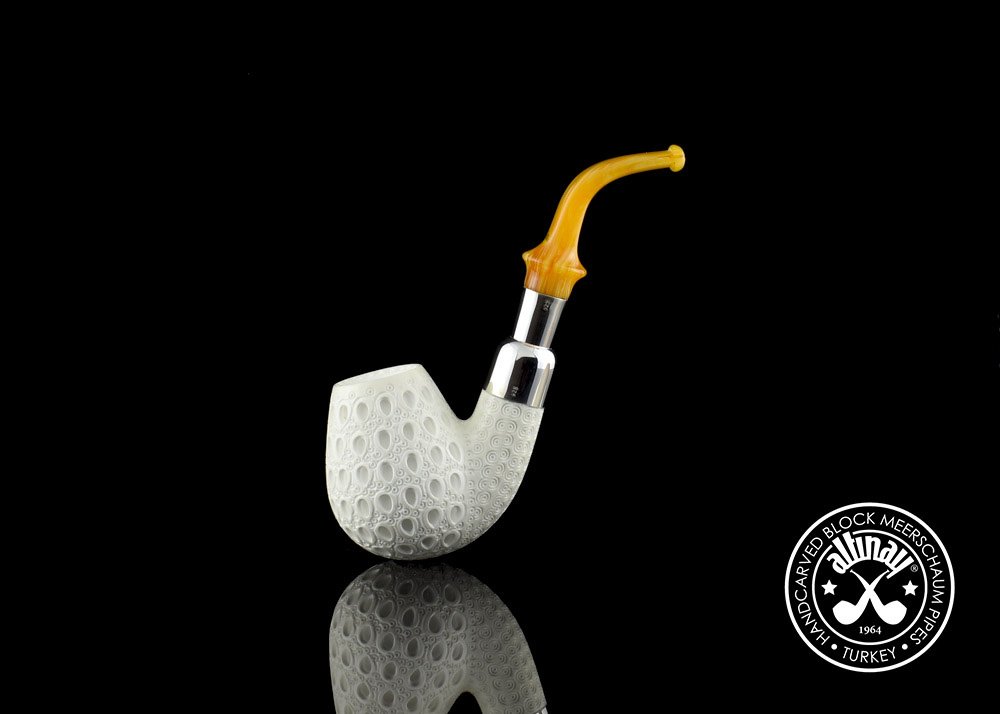 altinay-spigot-bent-brandy-tabakpfeife-23406-silber image 4