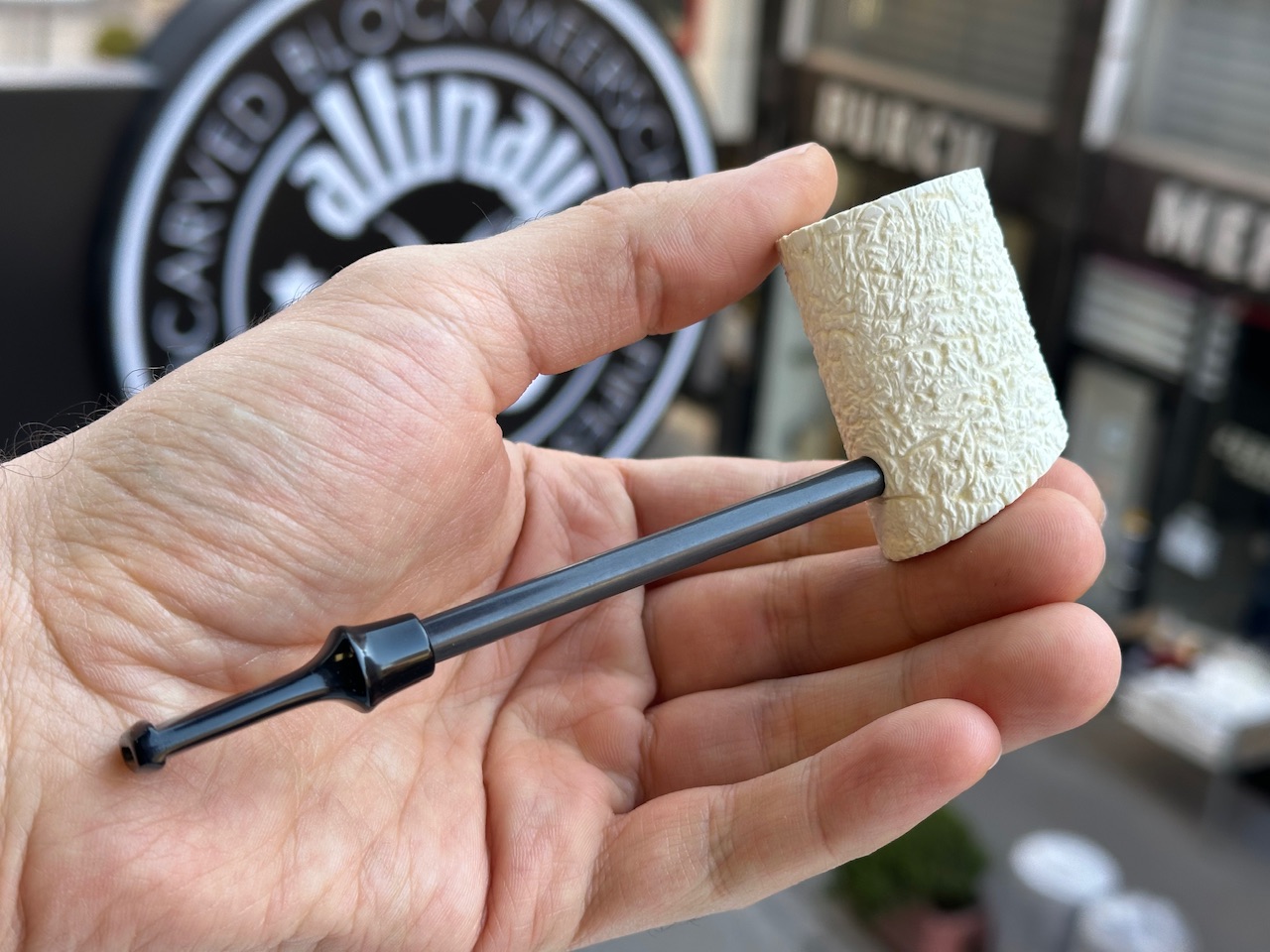 altinay-carbon-fiber-poker-meerschaumpfeife-gerade-2 image 2