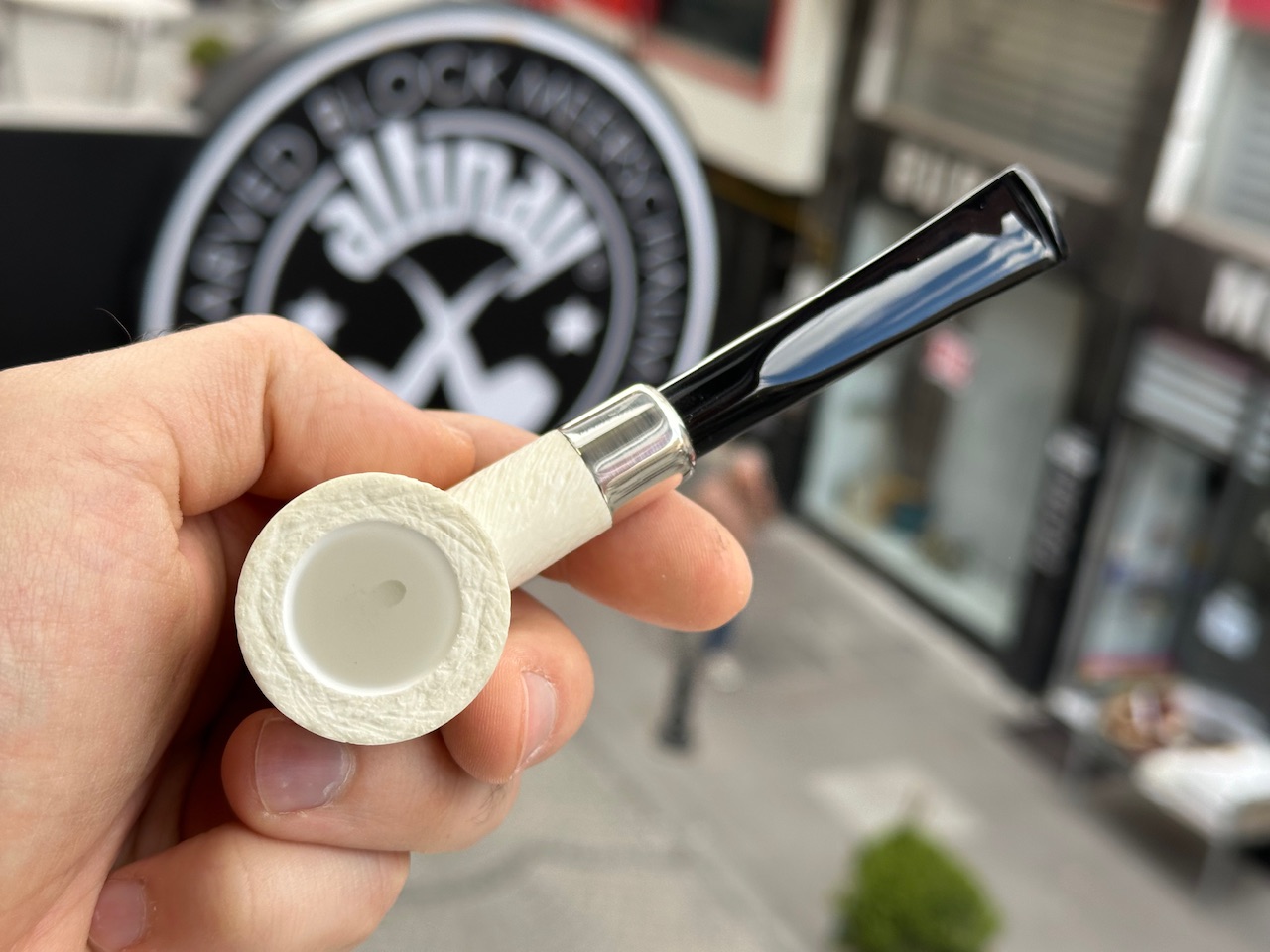 altinay-spigot-poker-meerschaumpfeife-silber-langer-stiel image 6