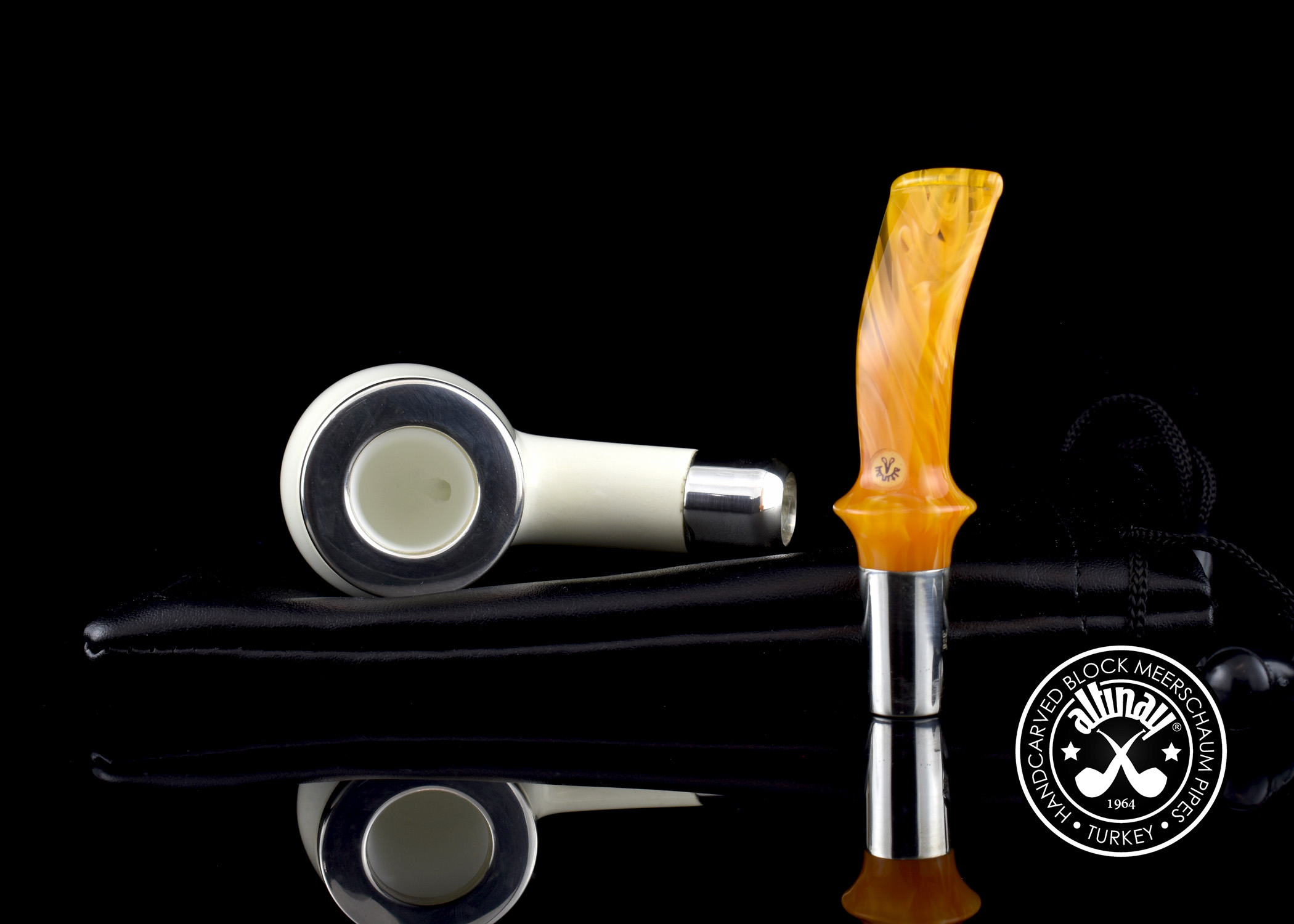 altinay-spigot-army-bent-billiard-meerschaumpfeife-gebogen image 2