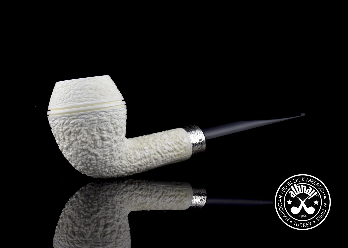 altinay-classic-rhodesian-meerschaumpfeife-silberband-rund image 1