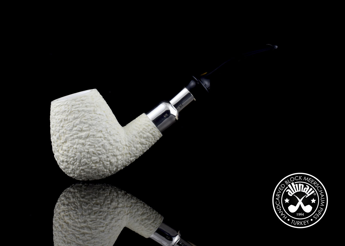 altinay-spigot-billiard-meerschaumpfeife-silber-spigot-7 image 2