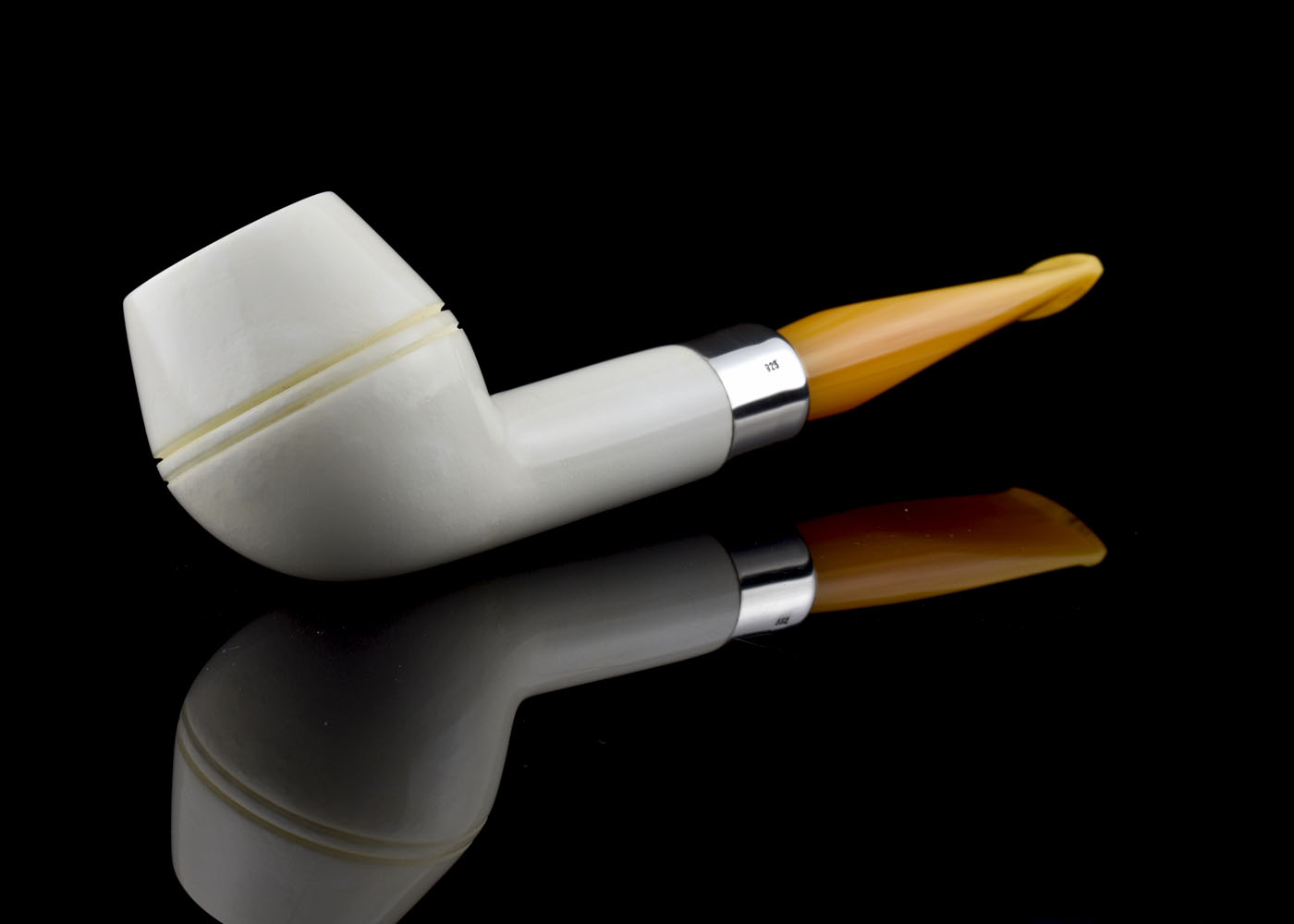 altinay-translucent-rhodesian-meerschaumpfeife-silber-army image 6