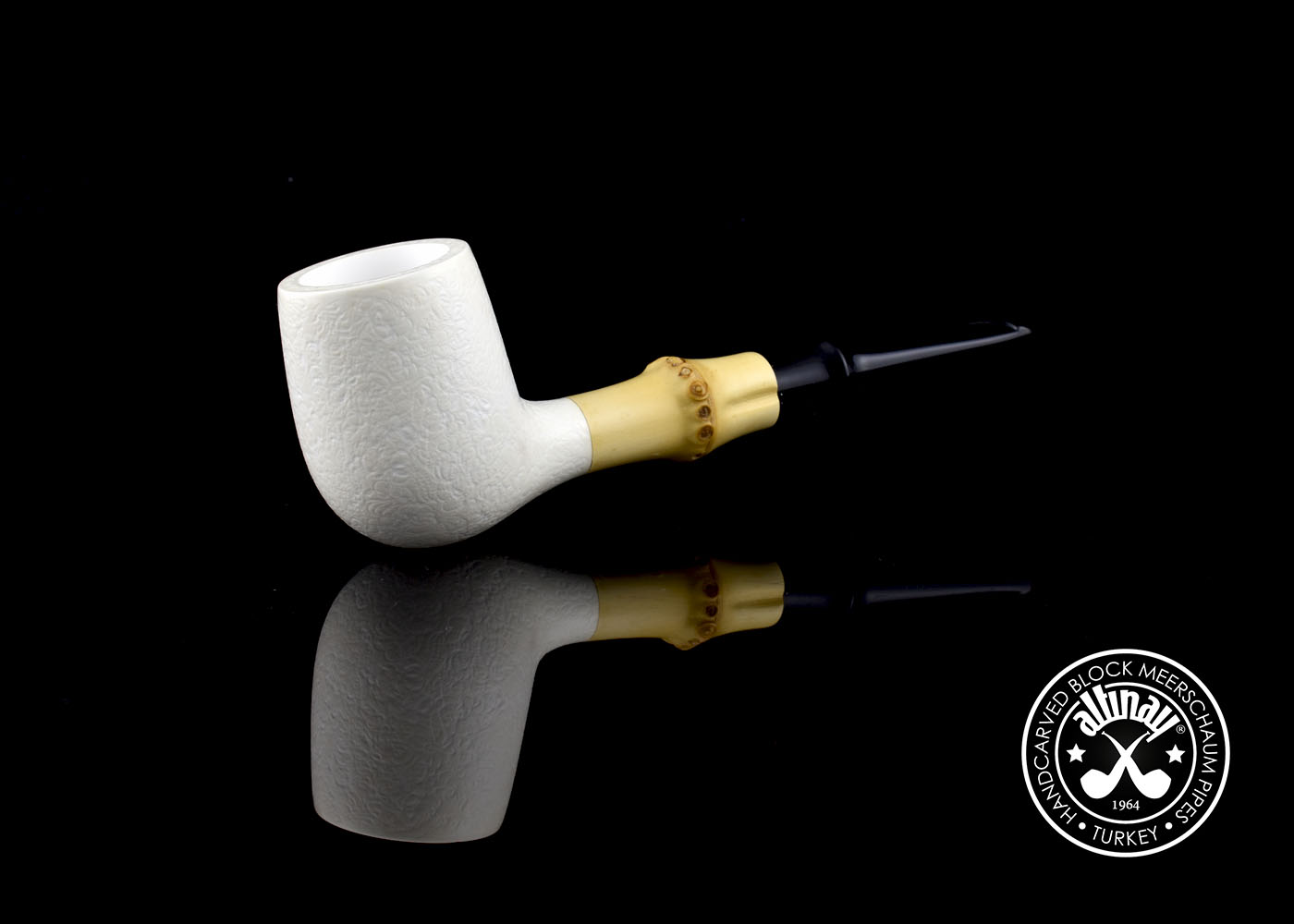 altinay-bamboo-series-nosewarmer-billiard-meerschaumpfeife-bambus-kurz image 1
