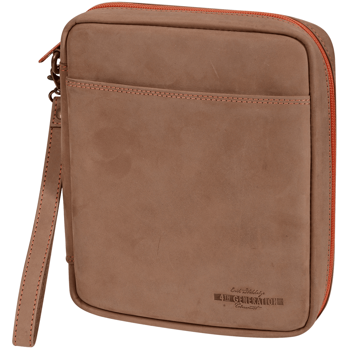 erik-stokkebye-pfeifentasche-leder-4-pfeifen-braun-rei-verschluss image 1