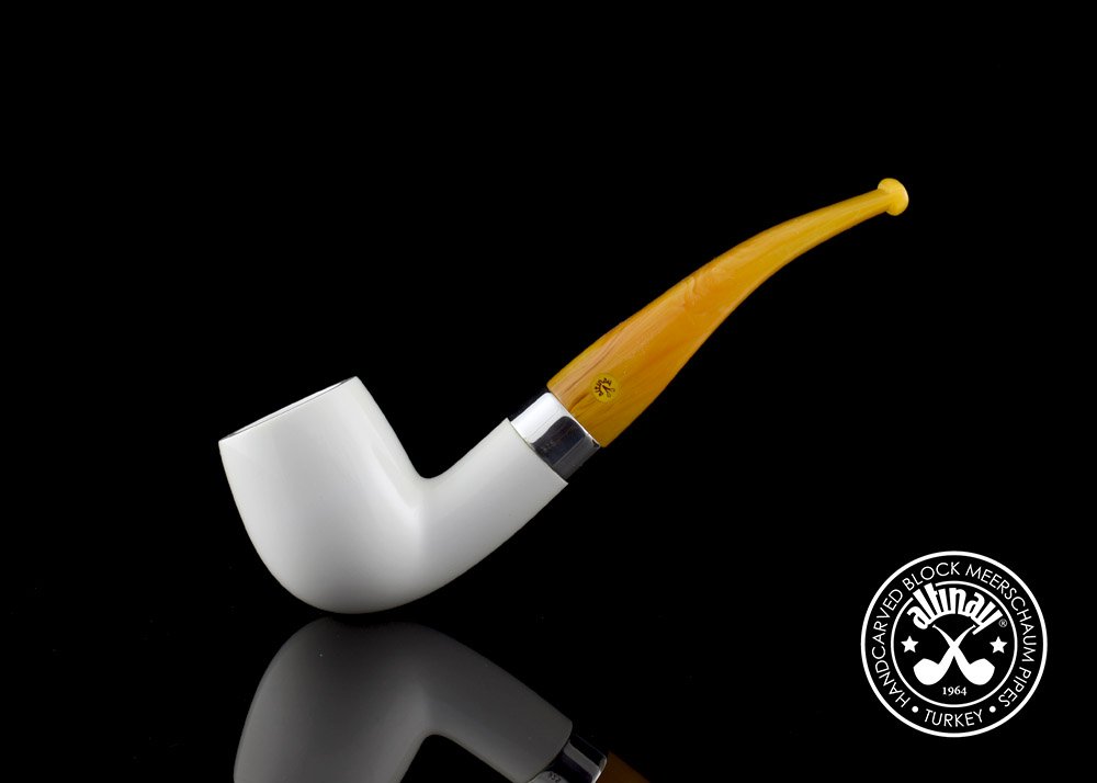 altinay-classic-bent-meerschaumpfeife-silberband-gebogen image 3
