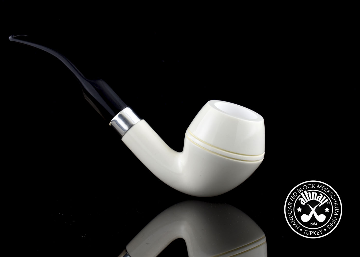 altinay-classic-rhodesian-meerschaumpfeife-silberring-2 image 4