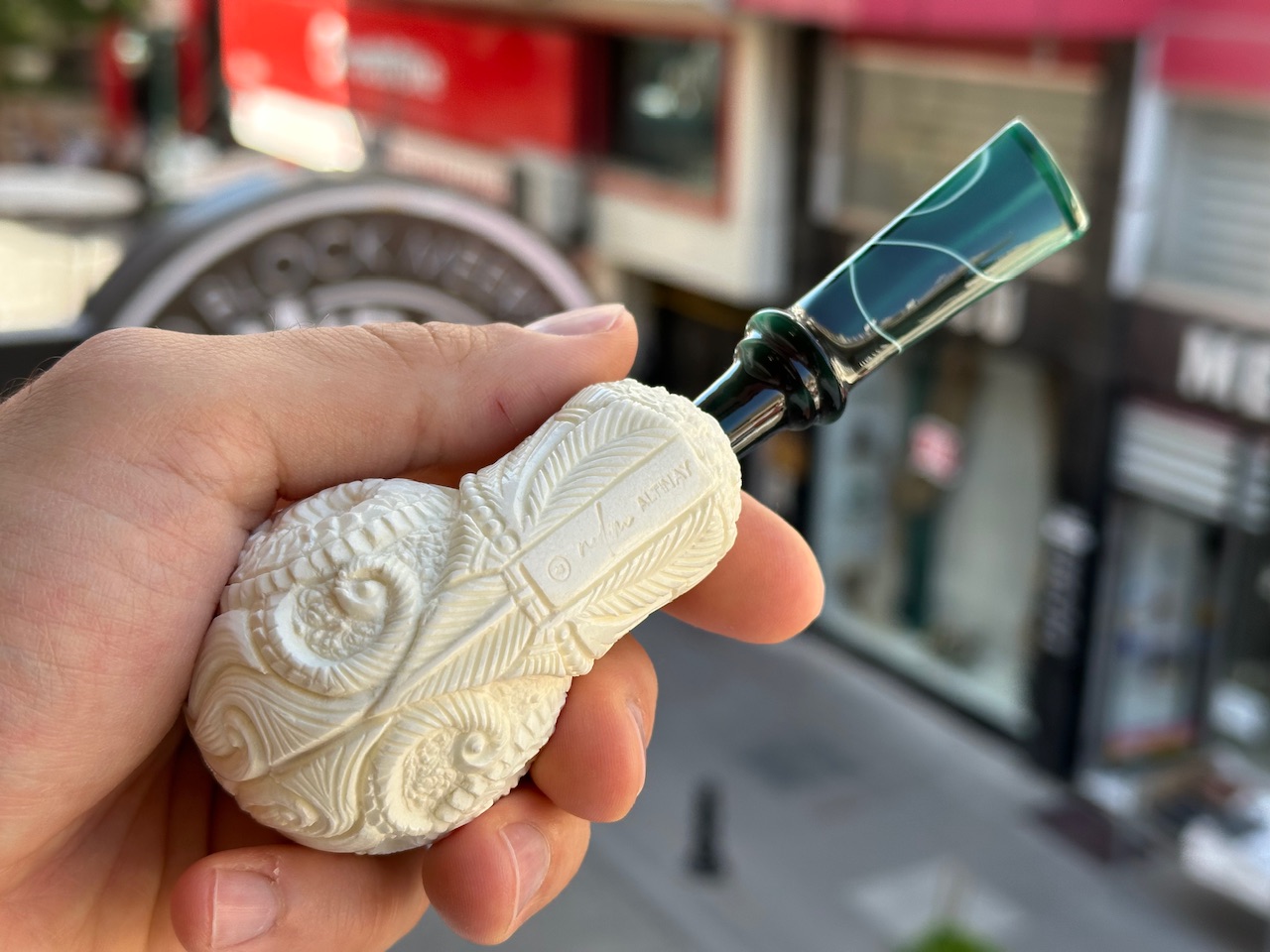 altinay-classic-apple-meerschaumpfeife-drachenmotiv image 7
