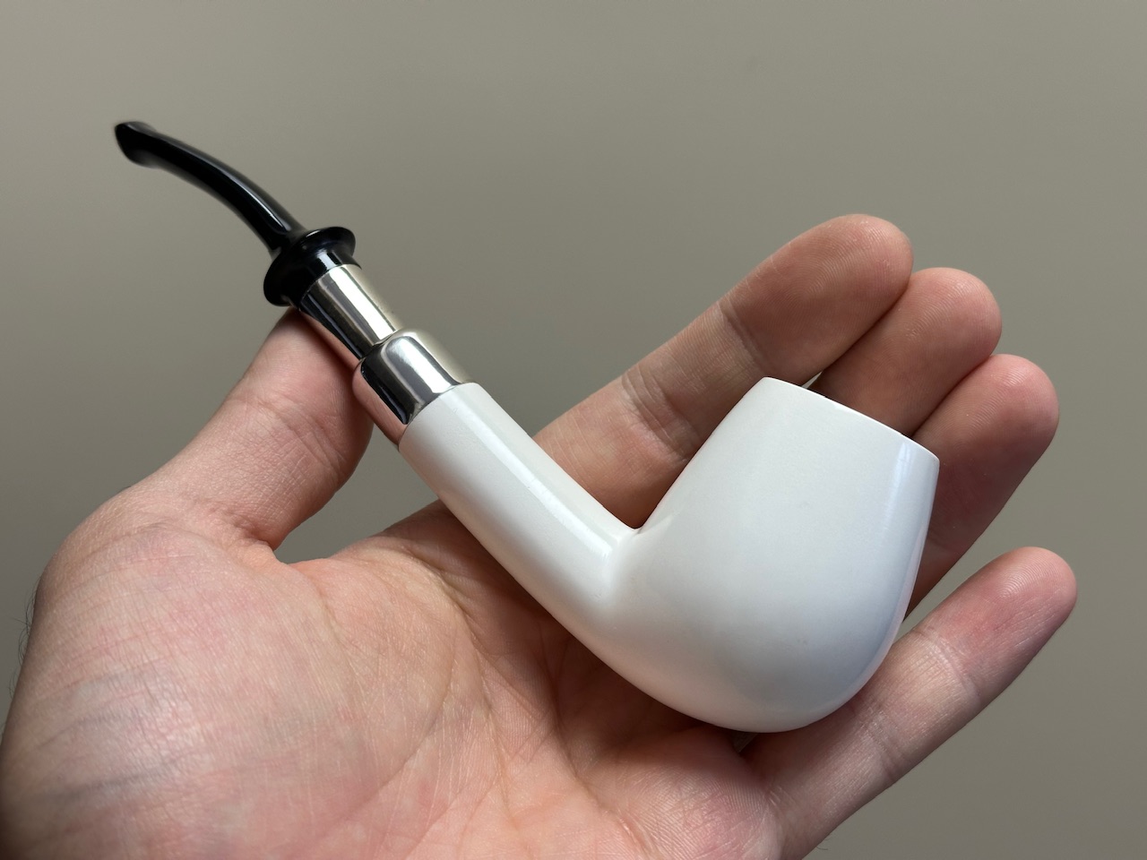 altinay-spigot-billiard-meerschaumpfeife-silber-10 image 2