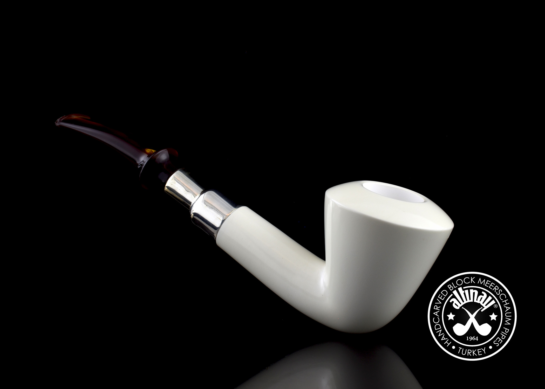 altinay-spigot-dublin-meerschaumpfeife-silberring image 2