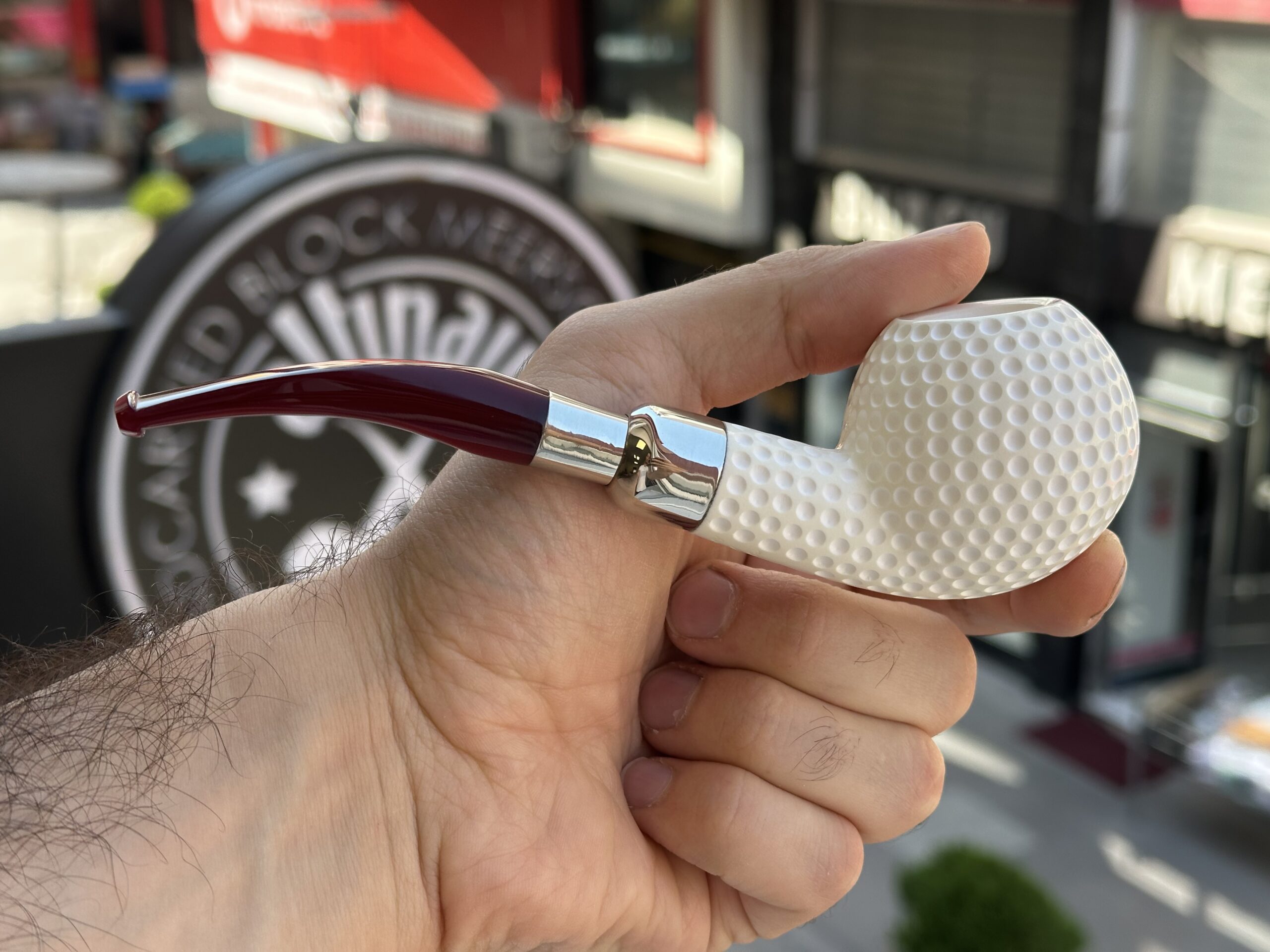 altinay-spigot-golf-ball-meerschaumpfeife-rustiziert image 3