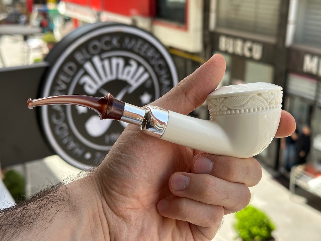 altinay-spigot-dublin-meerschaumpfeife-tabakpfeife-silber-konisch image 4