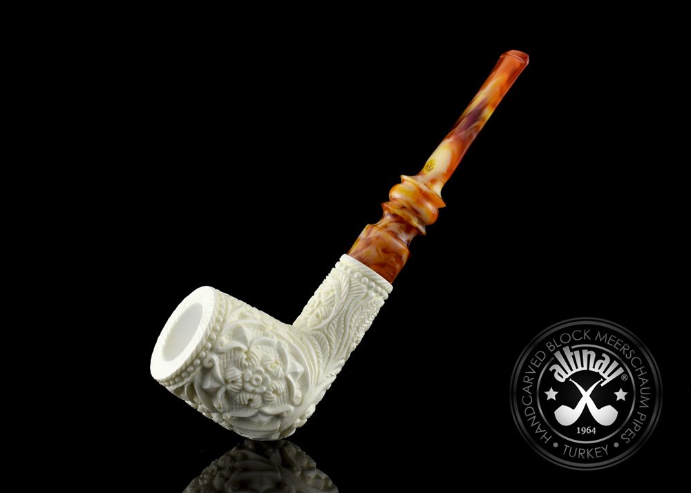 altinay-classic-carved-billiard-meerschaumpfeife-ornament image 2