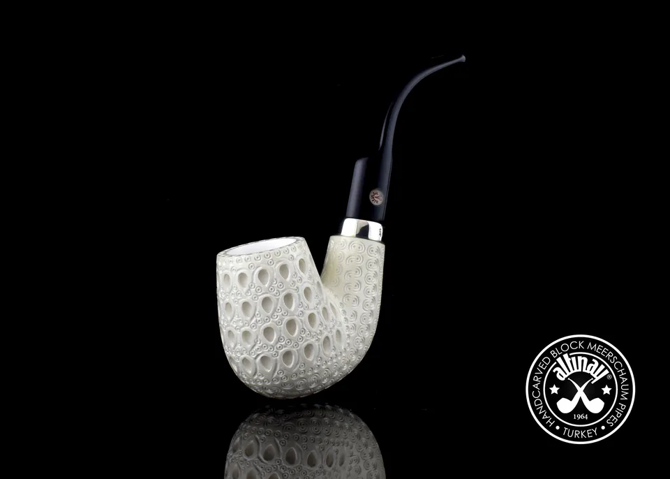 altinay-classic-oom-paul-meerschaumpfeife-silberring-blockmeerschaum image 1