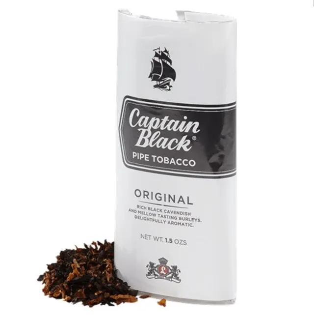captain-black-white-pfeifentabak-1-5oz-pouch-vanille image 1