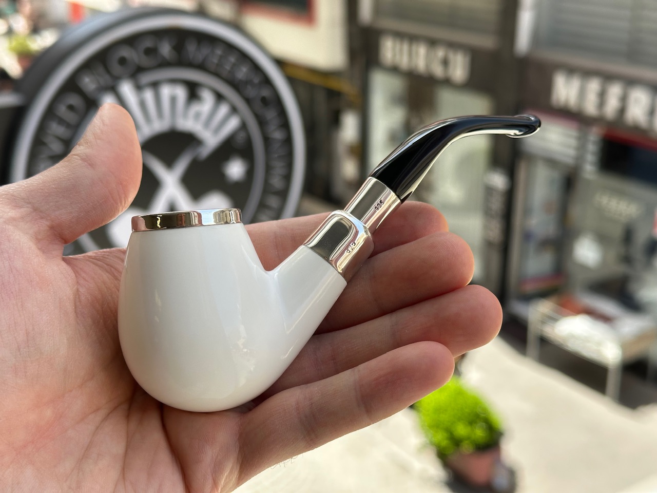 altinay-spigot-brandy-meerschaumpfeife-top-silber image 1