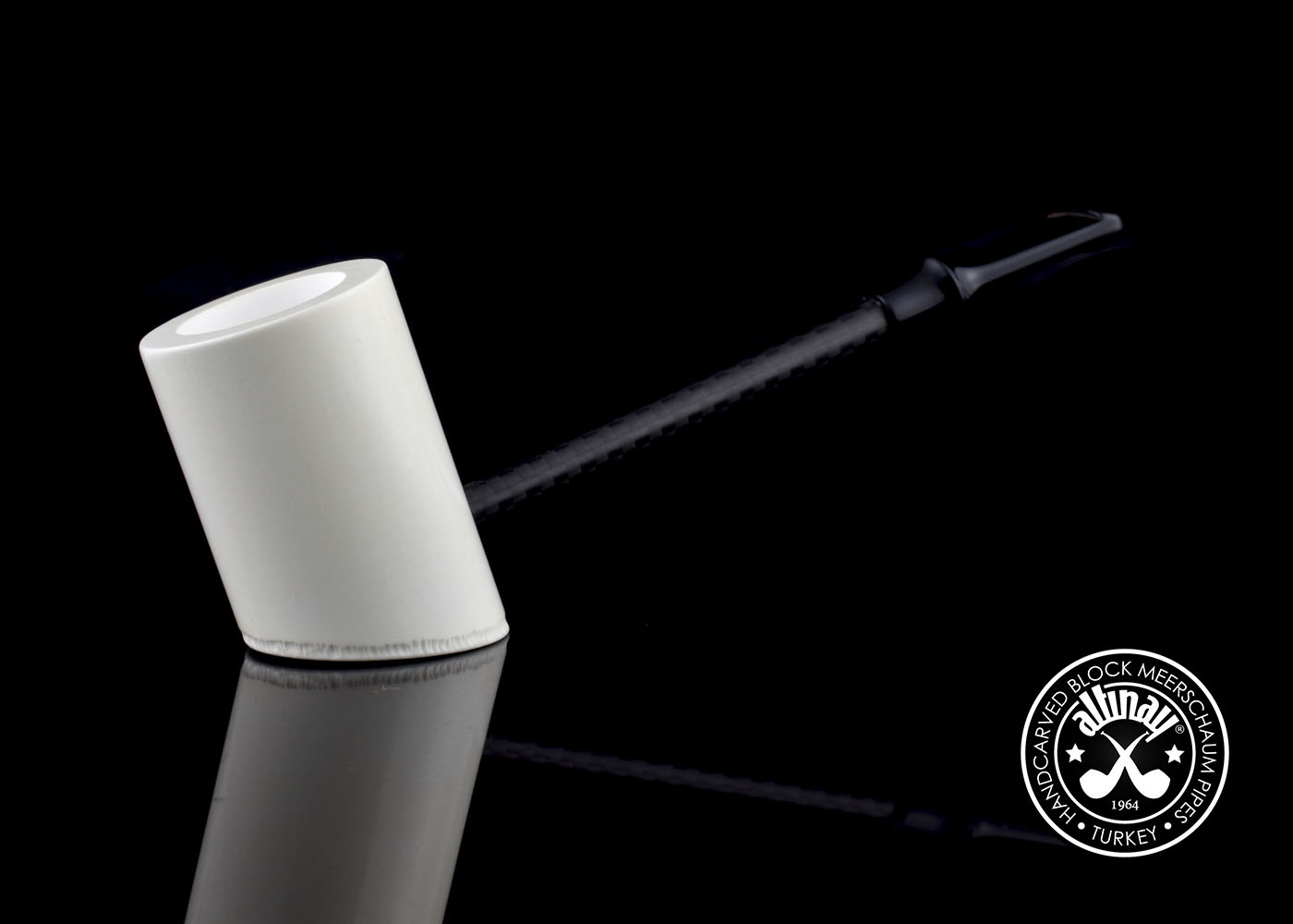 altinay-carbon-fiber-meerschaum-pfeife-poker-gerade image 1