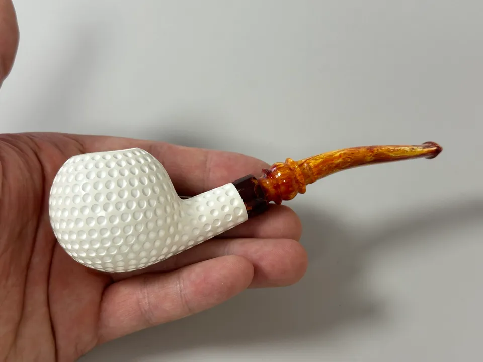 altinay-golf-ball-meerschaumpfeife-angeraut-natur-1-st-ck image 1