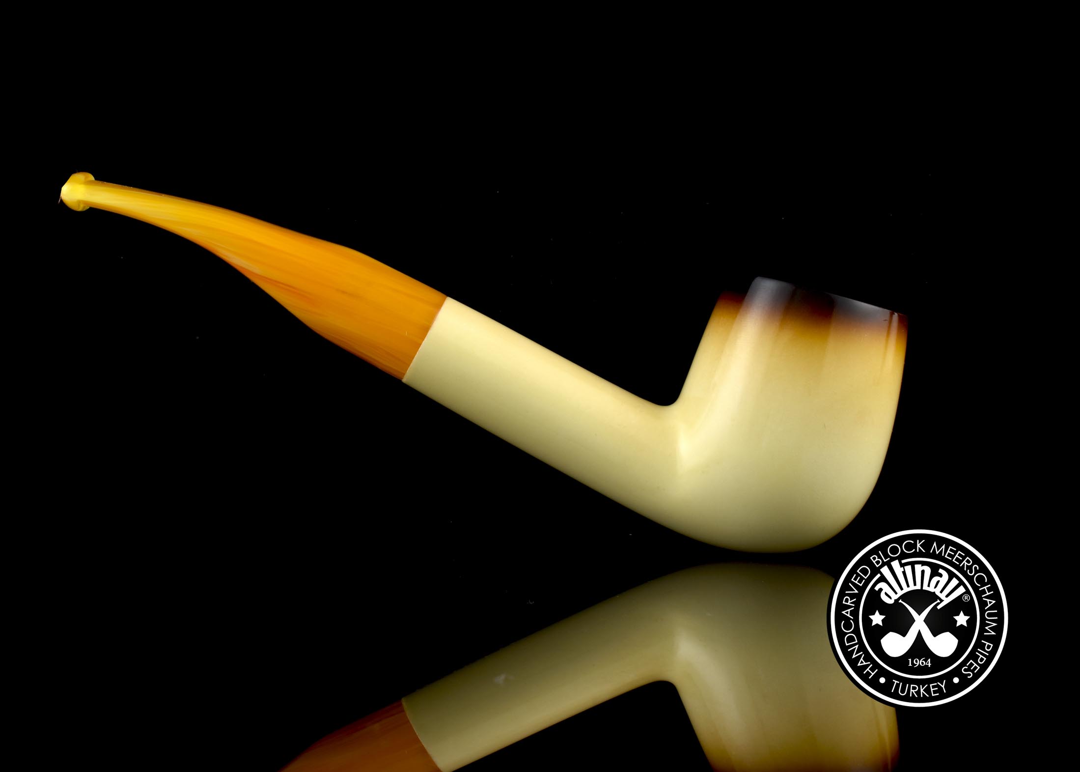 altinay-lee-van-cleef-billiard-meerschaumpfeife-calcined-glatt image 4