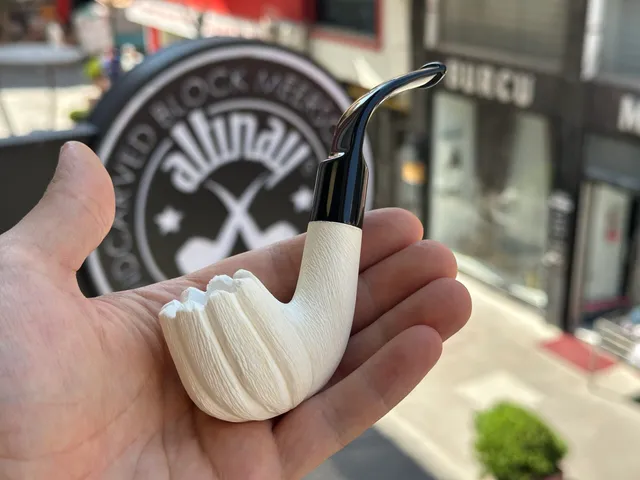 altinay-classic-bent-billiard-meerschaum-pfeife-wei image 1