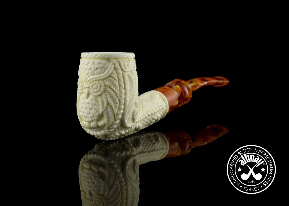 altinay-classic-eule-29782-meerschaumpfeife-relief image 3