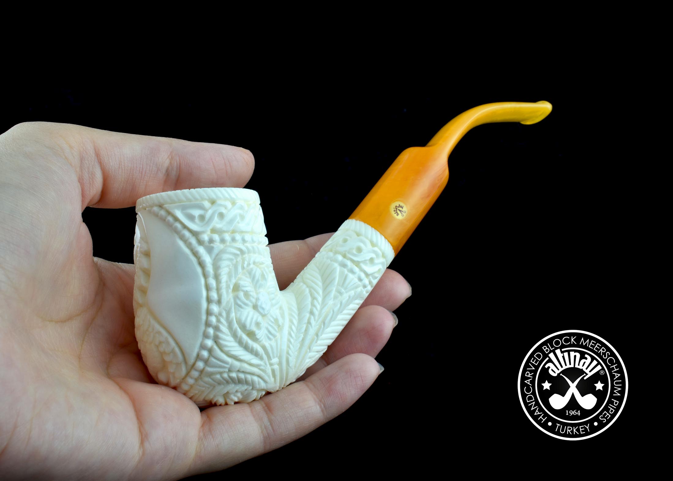 altinay-classic-billiard-drache-meerschaumpfeife-motiv image 5