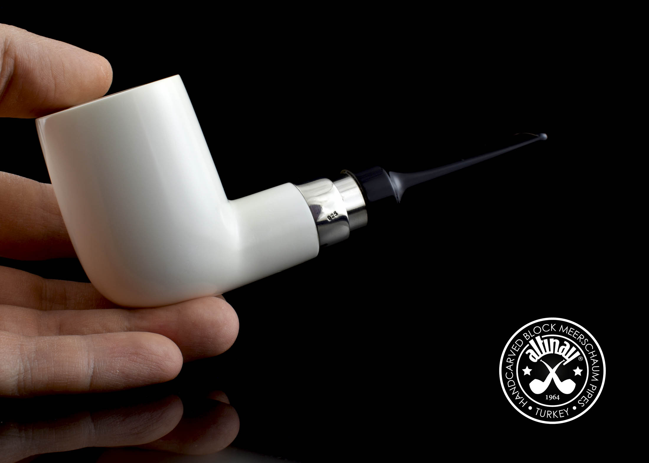altinay-classic-billiard-meerschaumpfeife-silberband-3 image 7
