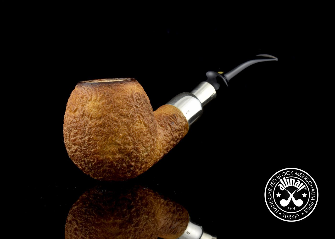 altinay-spigot-apple-meerschaumpfeife-silber image 2