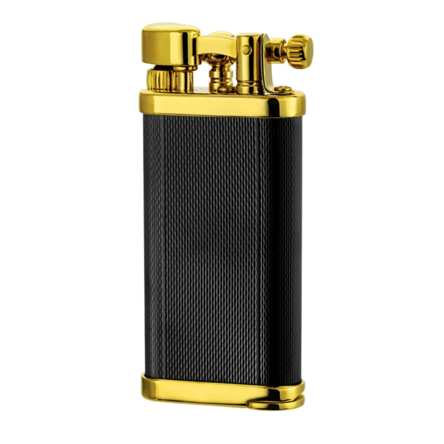 im-corona-old-boy-pfeifenfeuerzeug-black-gold-et-mit-stopfer image 1