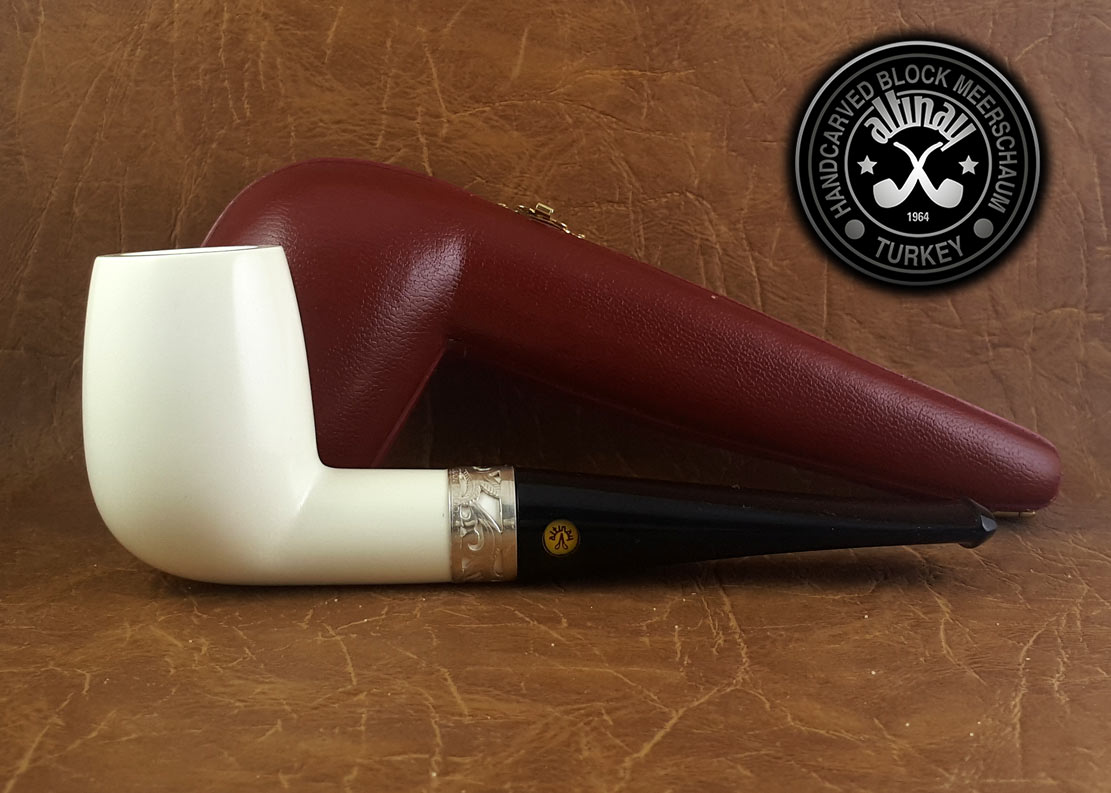 altinay-classic-billiard-meerschaumpfeife-mit-silberband-4 image 4