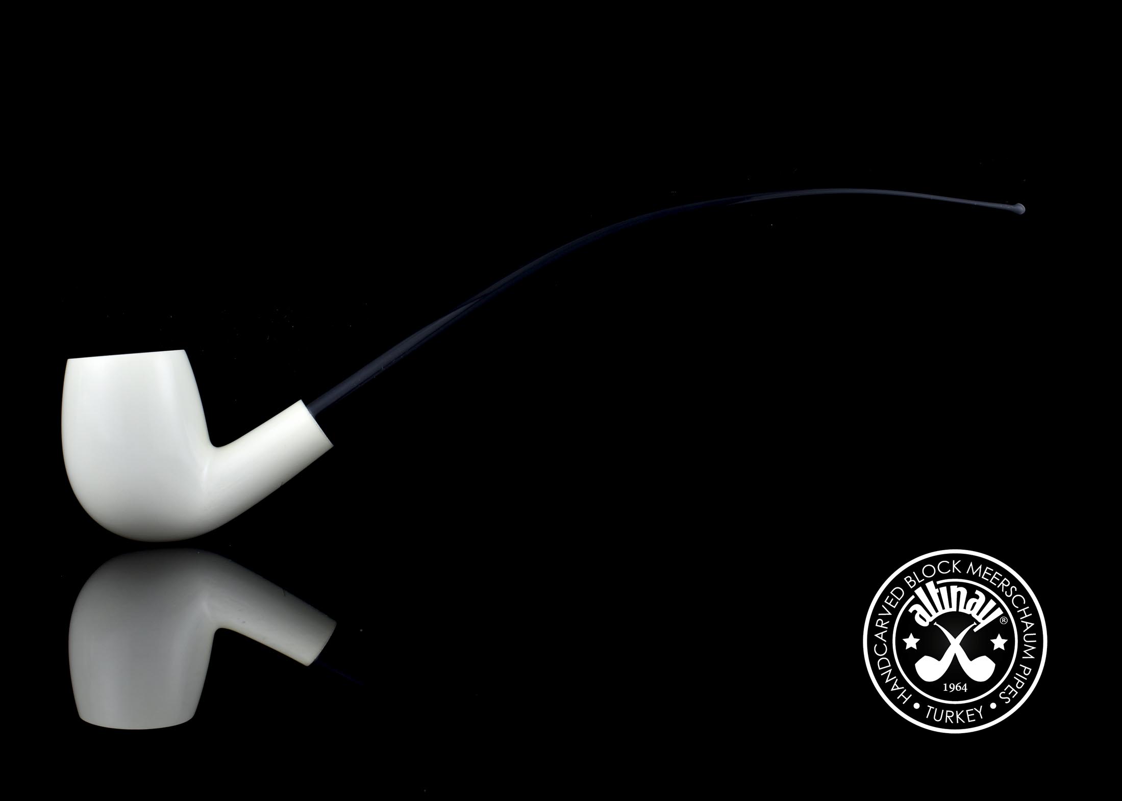 altinay-classic-churchwarden-bent-billiard-meerschaumpfeife image 2
