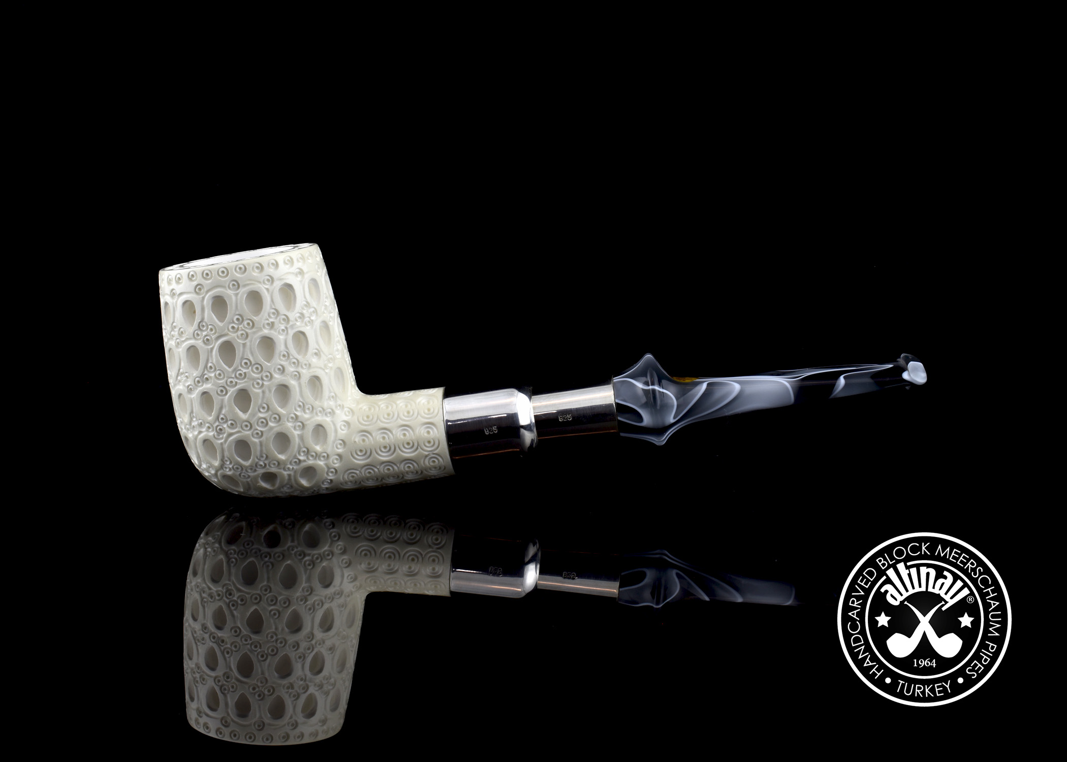 altinay-spigot-army-billiard-pfeife-meerschaum-glatt image 3