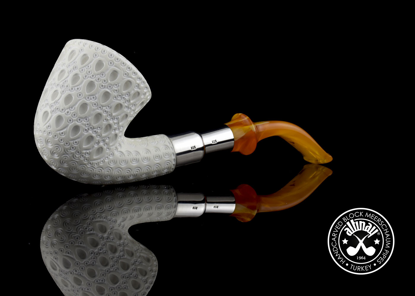 altinay-spigot-army-dublin-silver-tabakpfeife-meerschaum image 6