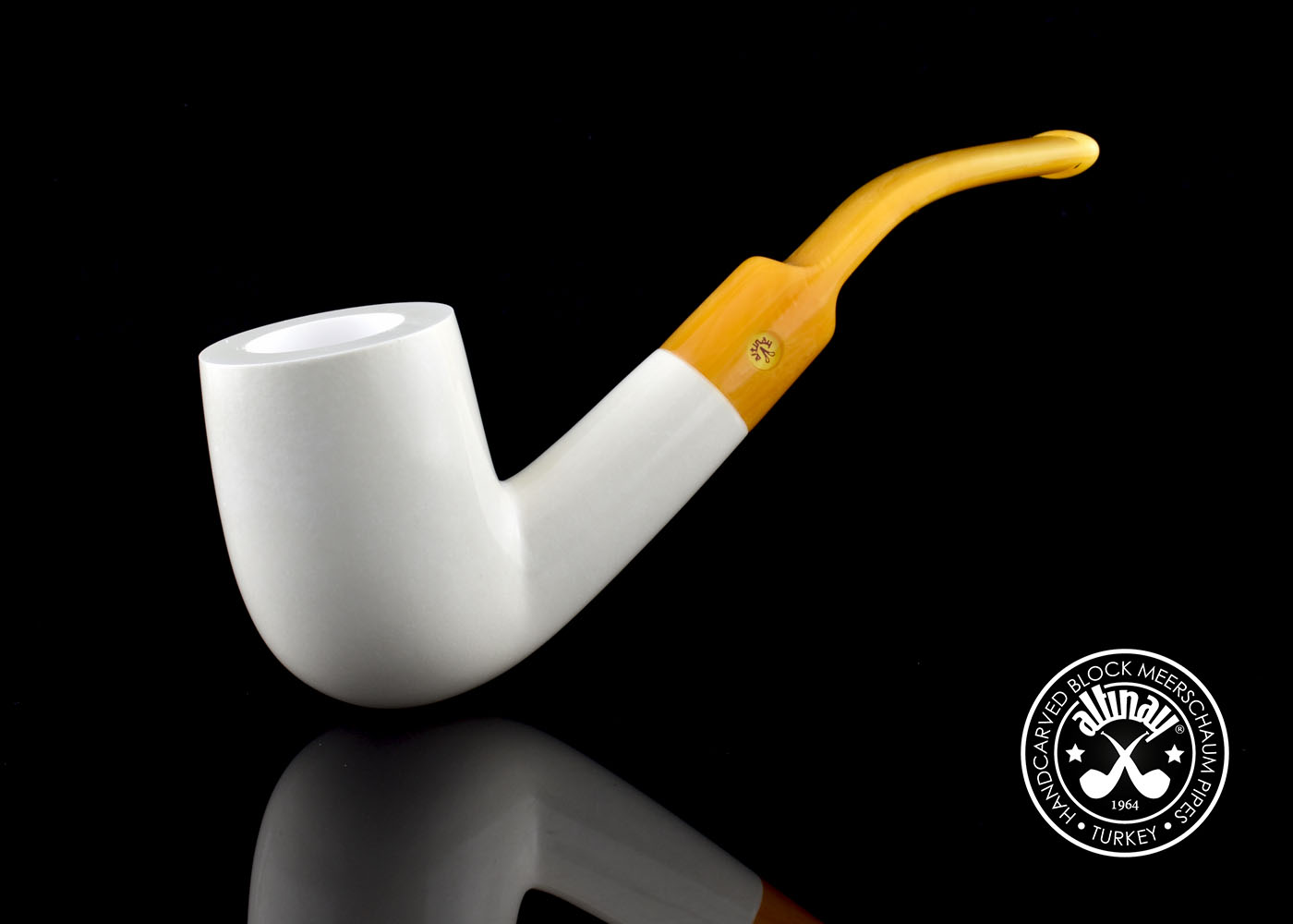 altinay-classic-bent-billiard-meerschaumpfeife-gebogen-natur-6 image 4