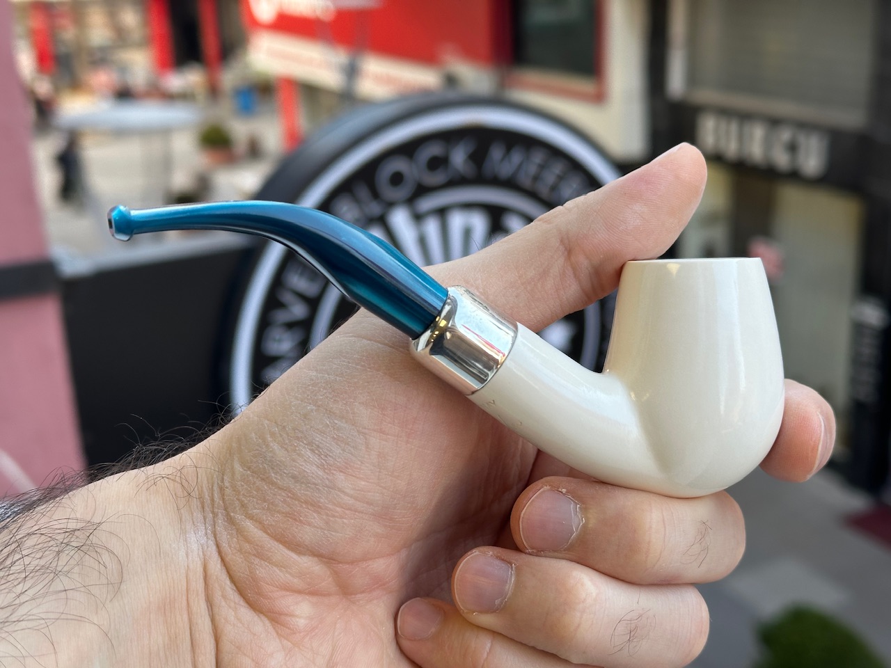 altinay-billiard-silver-army-meerschaumpfeife-spigot image 3