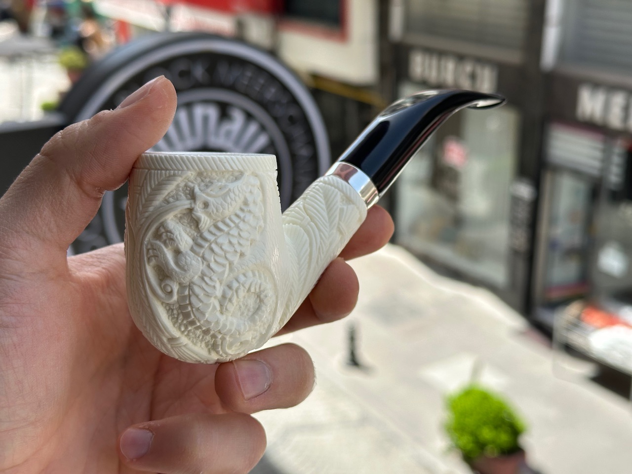 altinay-xl-billiard-meerschaumpfeife-drachenmotiv image 6