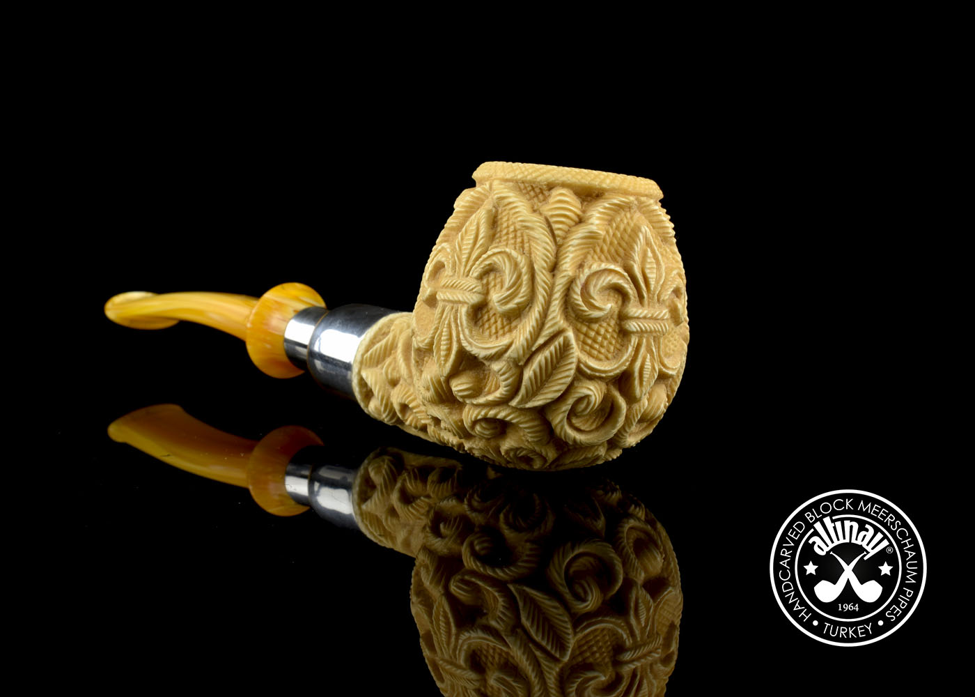 altinay-spigot-apple-meerschaumpfeife-silber-spigot image 3