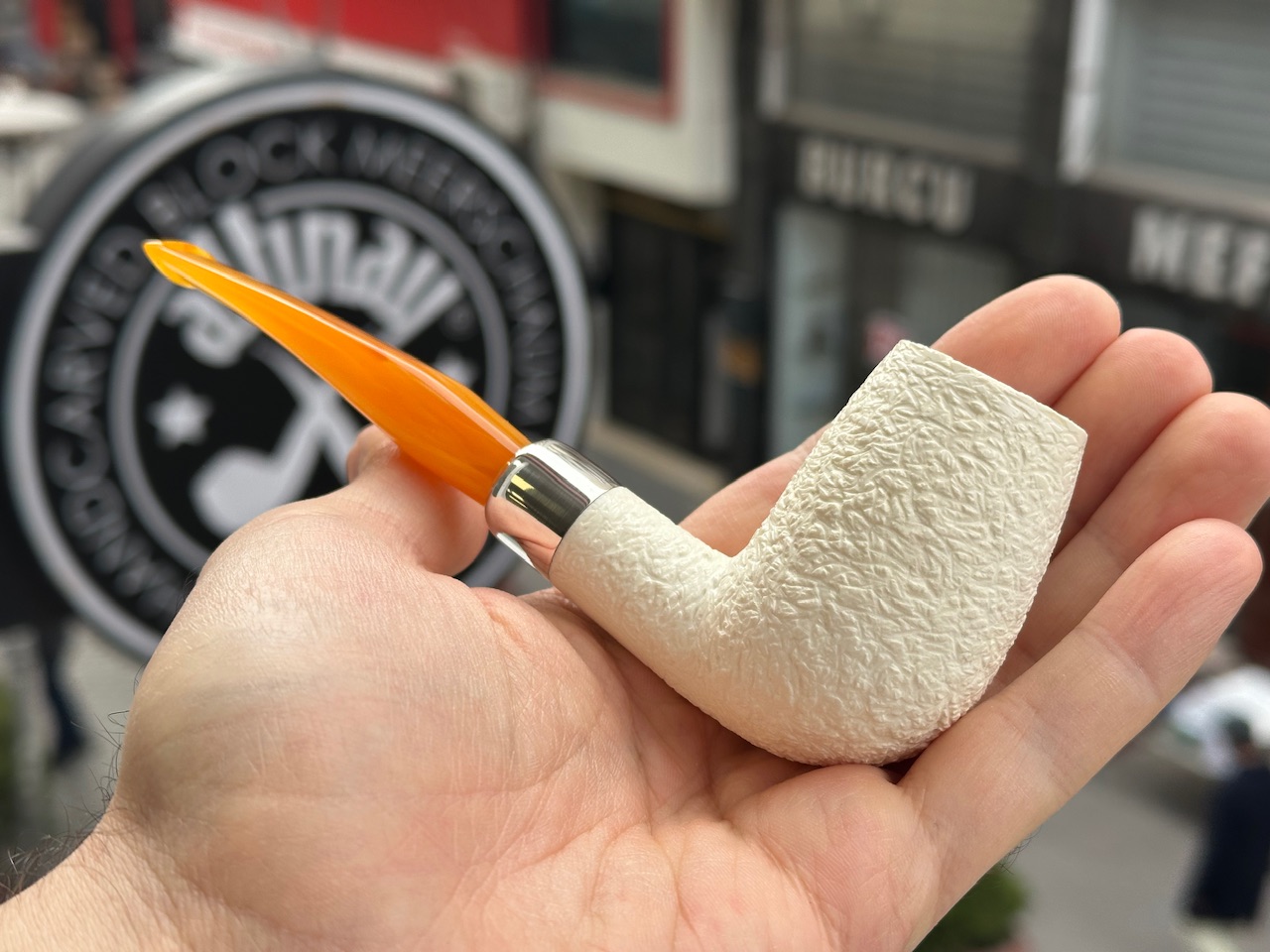 altinay-spigot-army-billiard-silver-meerschaumpfeife image 4