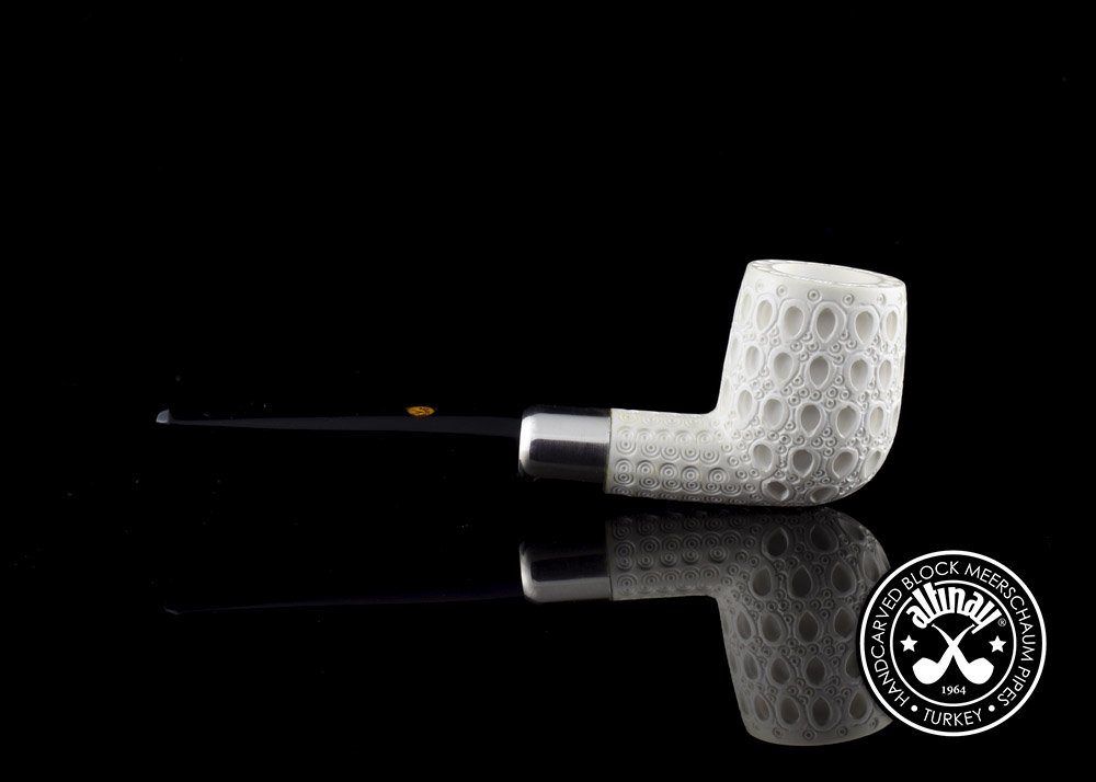 altinay-spigot-army-billard-meerschaumpfeife-silber-tabakpfeife image 4