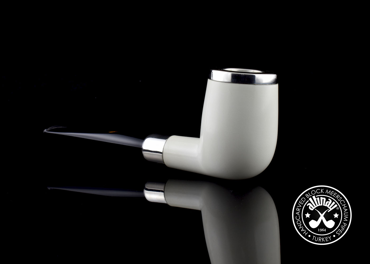 altinay-spigot-army-billiard-silver-army-meerschaumpfeife image 5
