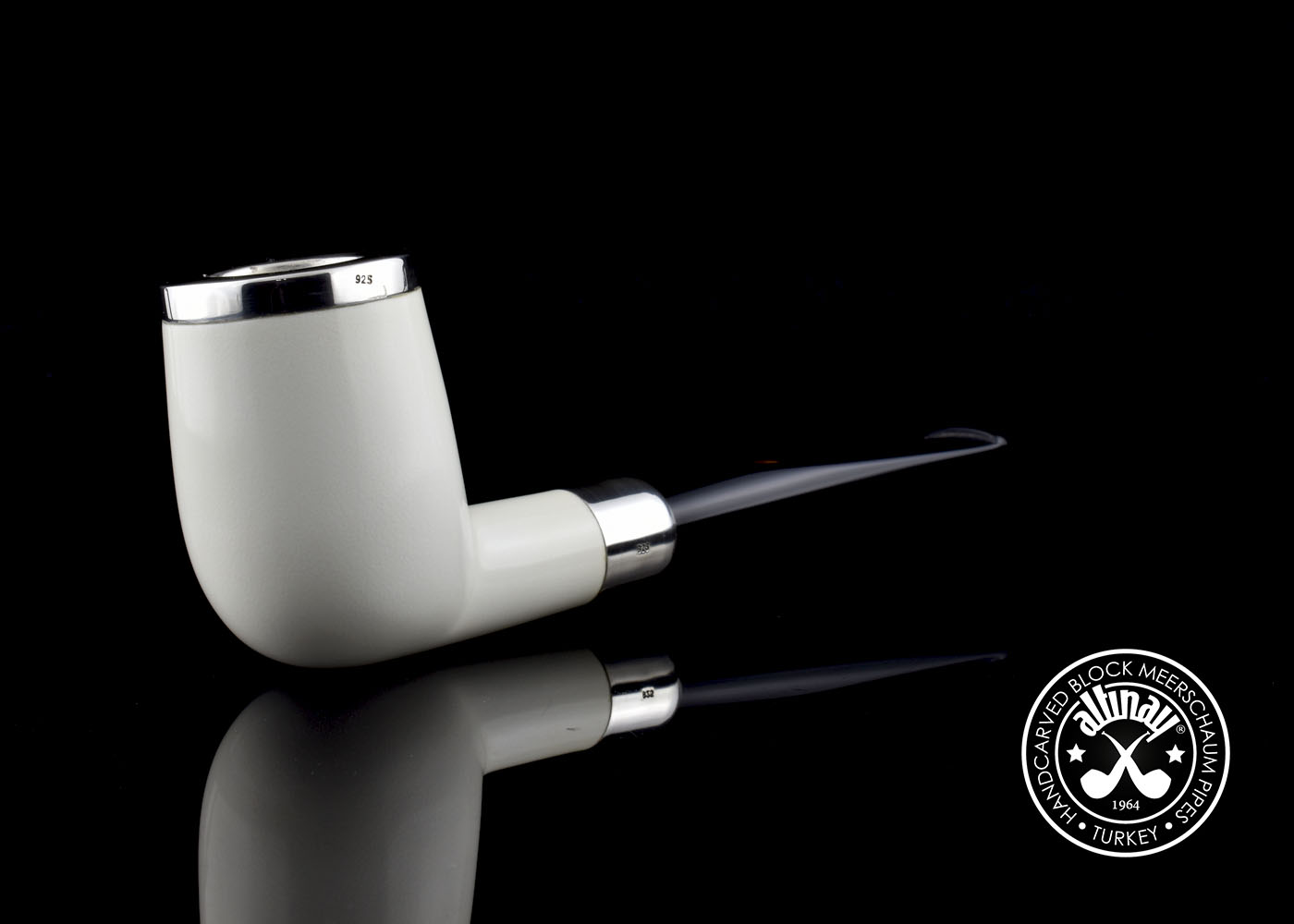 altinay-spigot-army-billiard-silver-army-meerschaumpfeife image 3