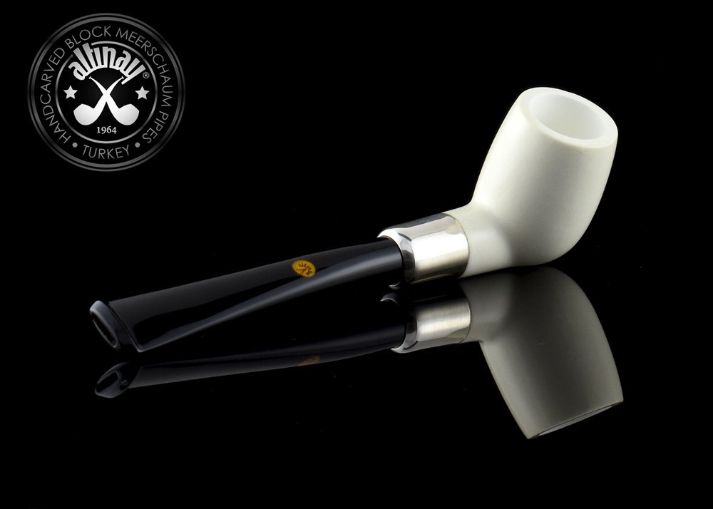 altinay-spigot-army-billiard-meerschaumpfeife-silber-6 image 2