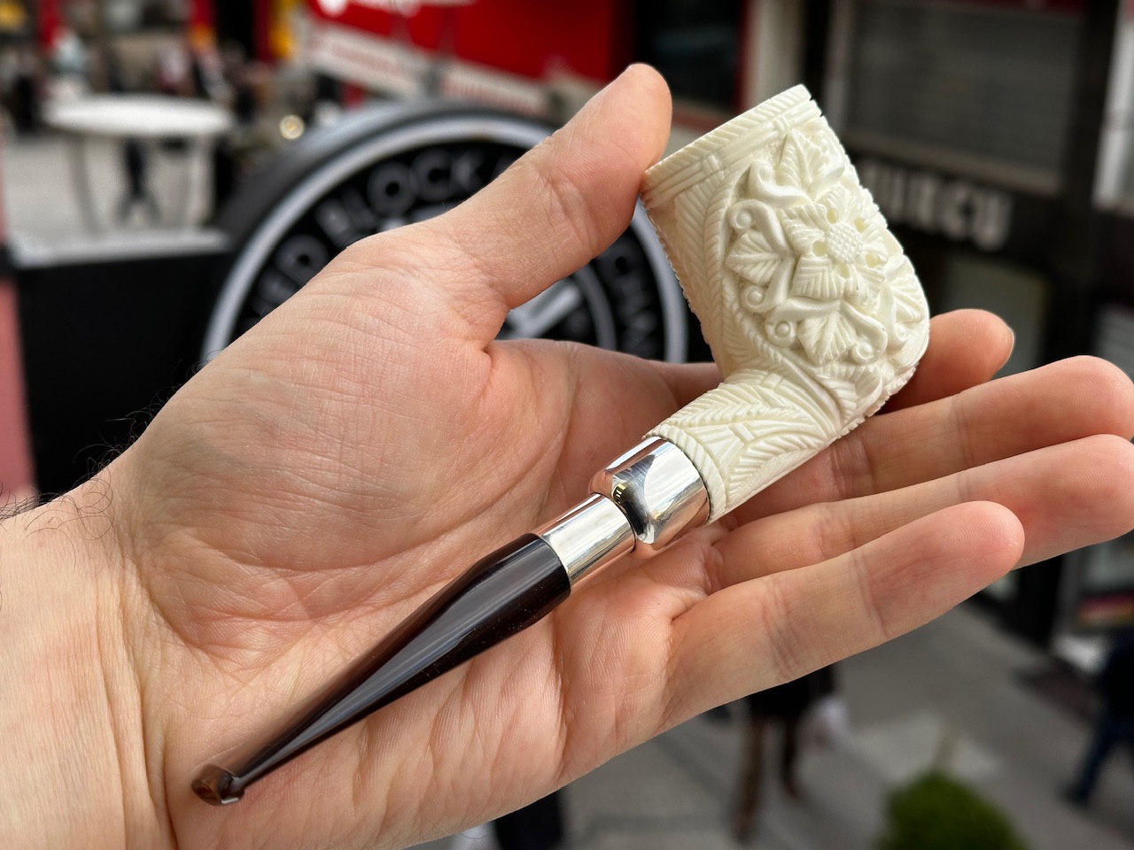 altinay-spigot-billiard-silver-spigot-meerschaumpfeife image 2