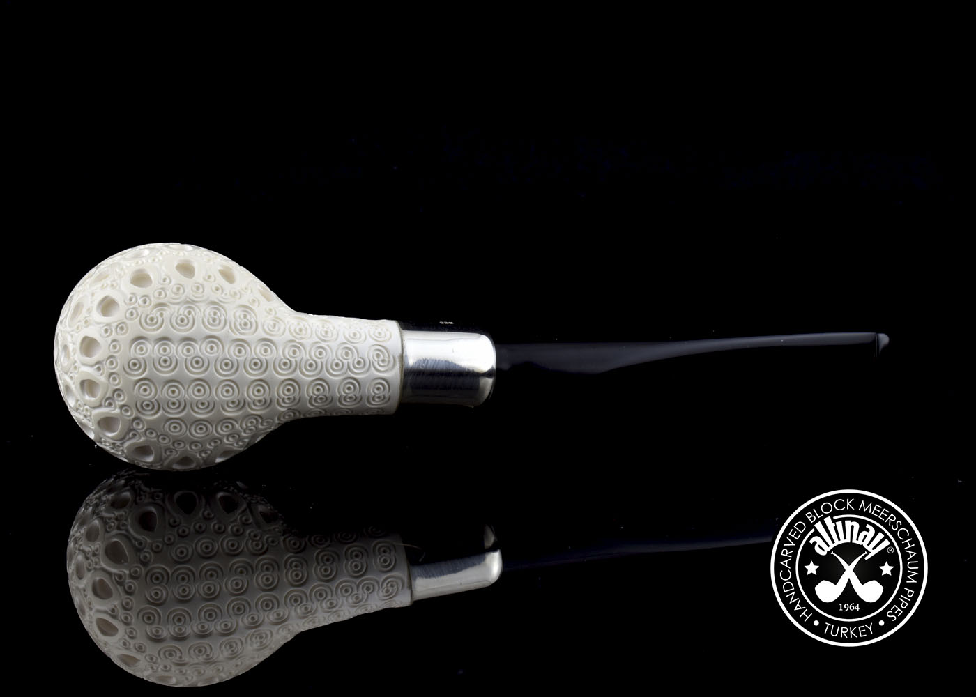 altinay-spigot-billiard-silver-army-meerschaumpfeife image 7